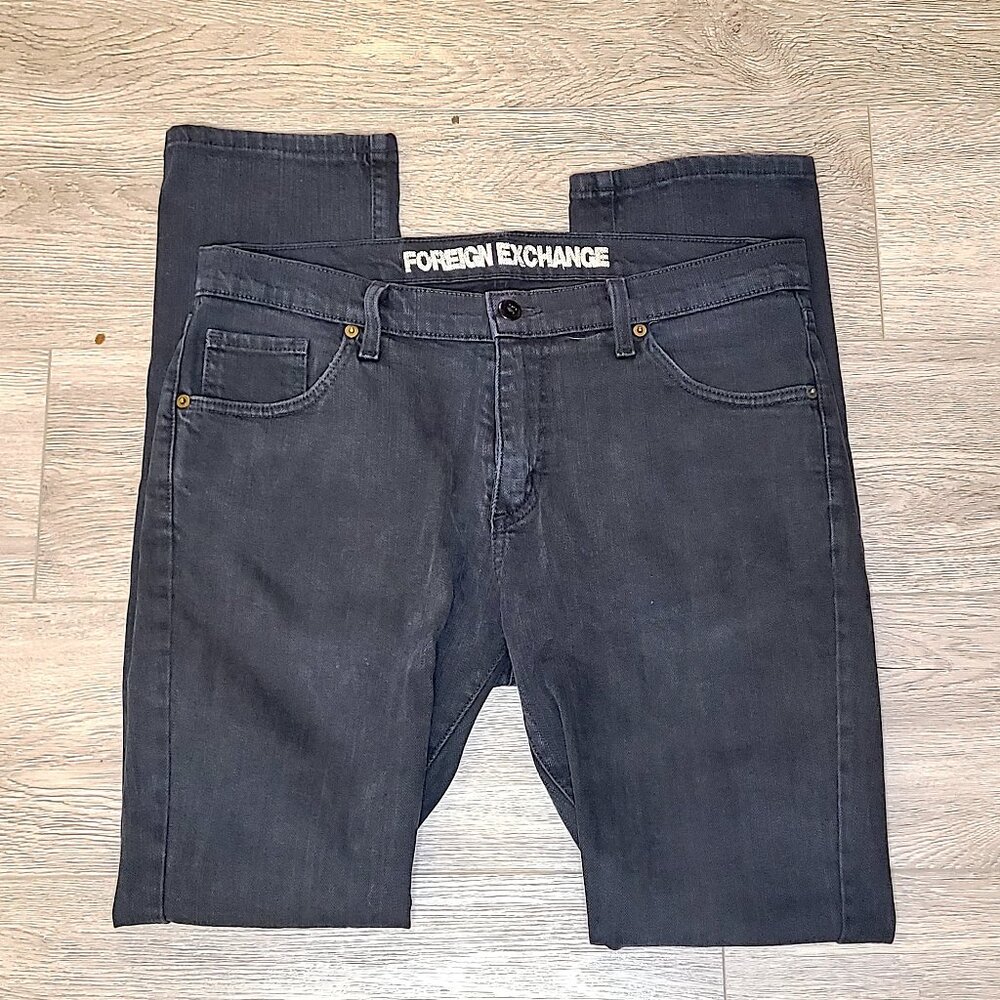 Black Jeans by Foreign Exchange Size mens 32